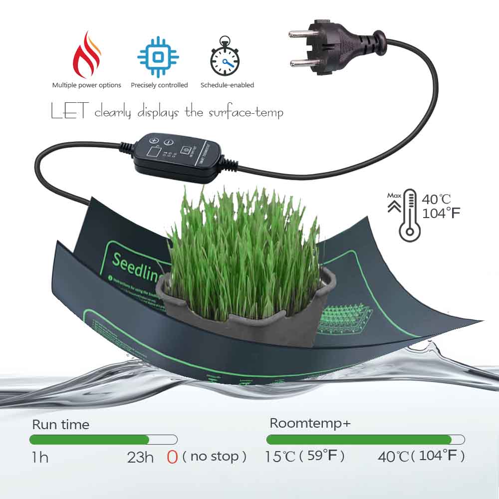 7-100W Plants Heating Pad with - Plant Seedling Heat Mat Waterproof review and price
