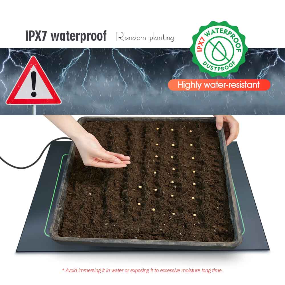 7-100W Plants Heating Pad with - Plant Seedling Heat Mat Waterproof review and price