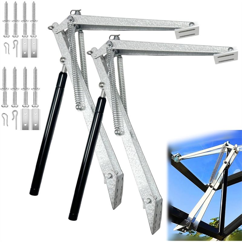 AEE4-2PCS Greenhouse Window Op - Automatic Greenhouse Roof Vent Opener Solar review and price