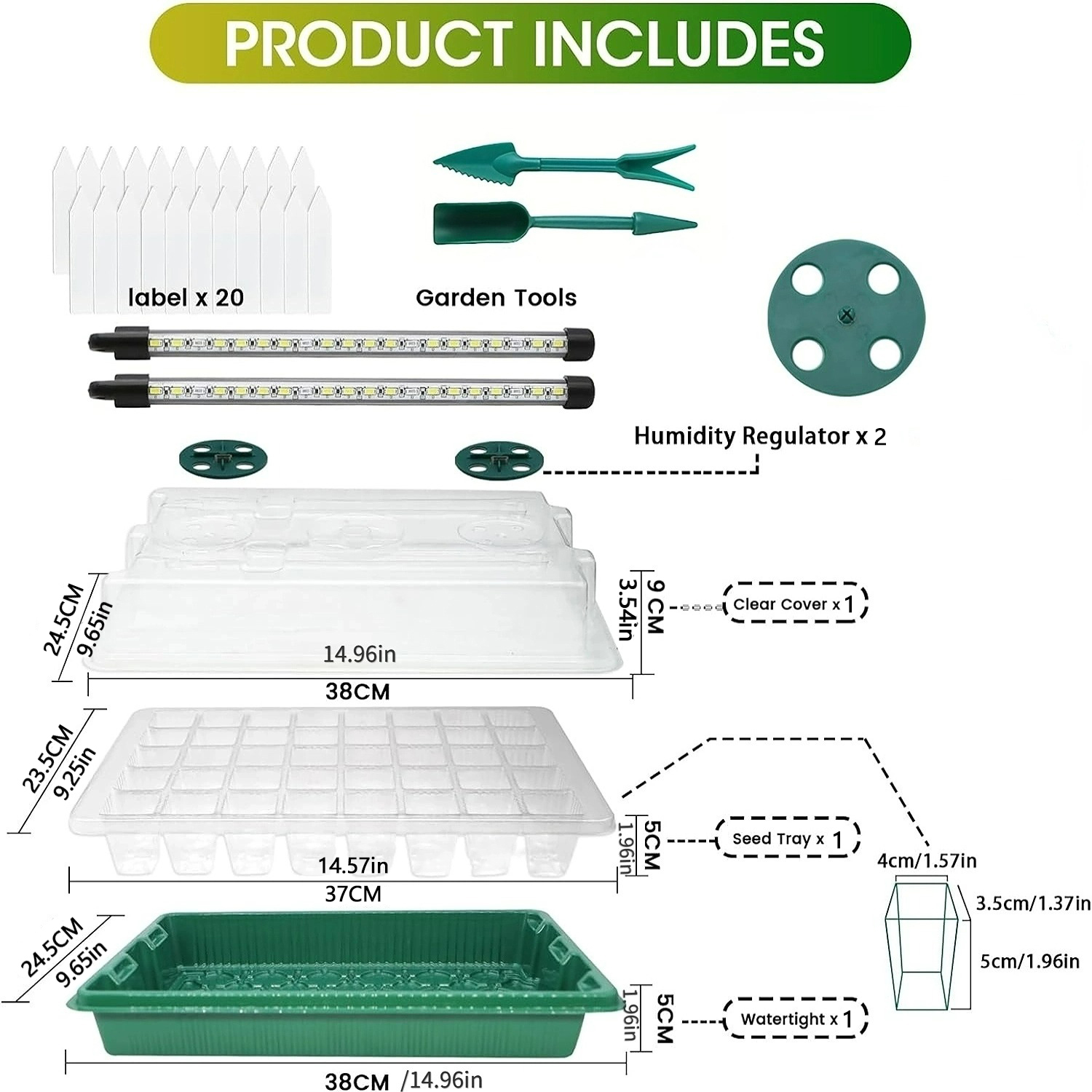 Seed Starter Tray with Grow Li - Seed Starter Tray Kit With Grow Light review and price