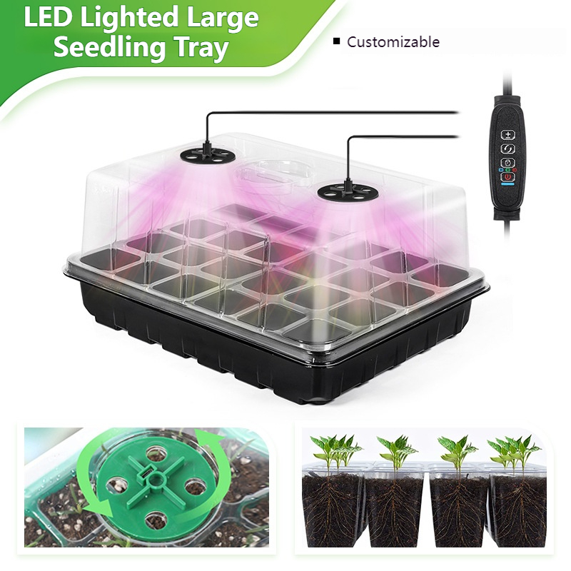 Plant Seed Starter Kit with Gr - Seed Starter Tray Kit With Grow Light review and price