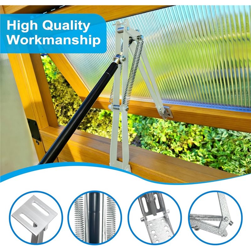 WORTHOWN-Solar Powered Automat - Automatic Greenhouse Roof Vent Opener Solar review and price